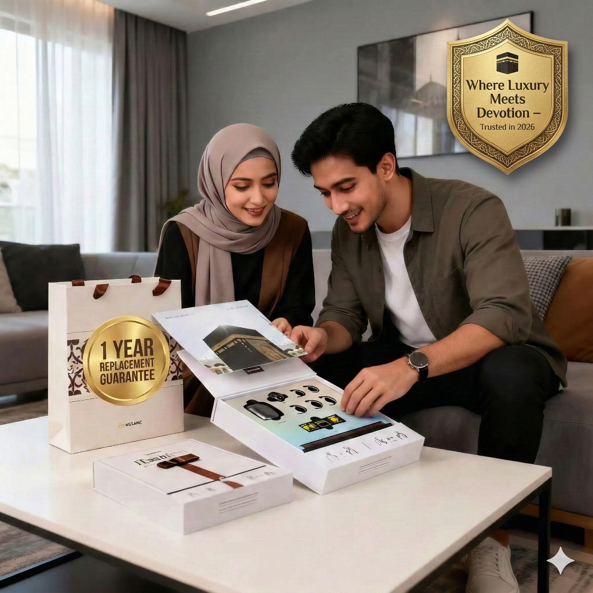 Ramadan Gift Set Weslamic iTasbih-Relation+ (New Package-Silver)